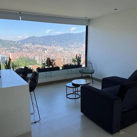 Apartamento De Lujo Con La Mejor Vista De Medellin Lejlighed Eksteriør billede