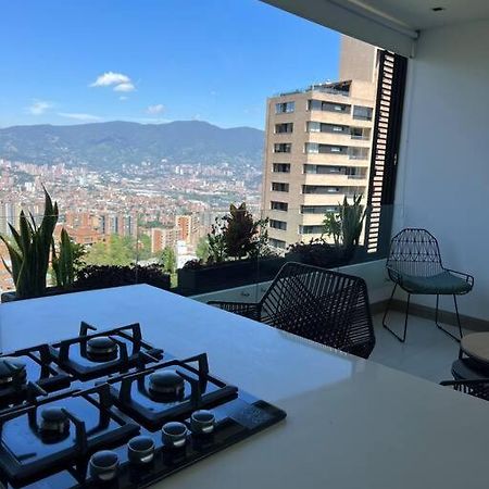 Apartamento De Lujo Con La Mejor Vista De Medellin Lejlighed Eksteriør billede