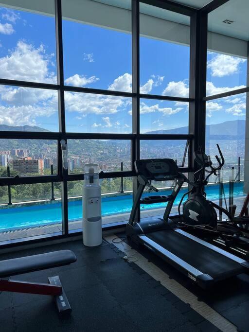 Apartamento De Lujo Con La Mejor Vista De Medellin Lejlighed Eksteriør billede