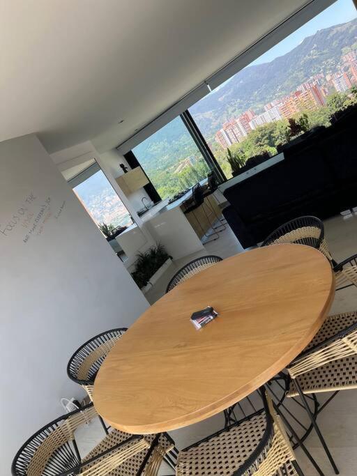 Apartamento De Lujo Con La Mejor Vista De Medellin Lejlighed Eksteriør billede