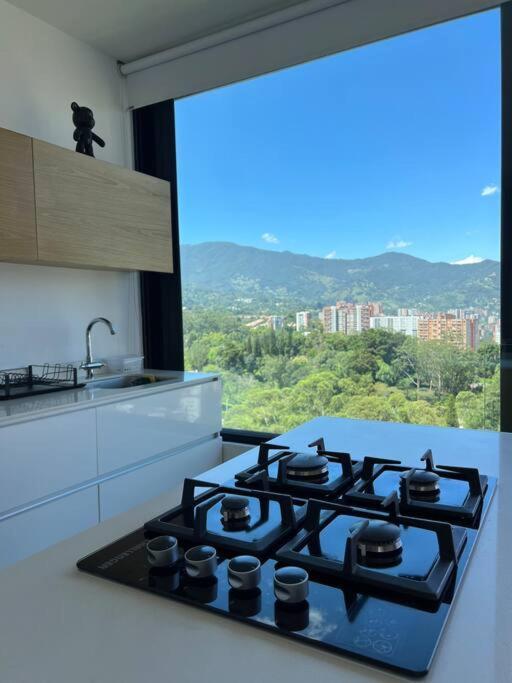 Apartamento De Lujo Con La Mejor Vista De Medellin Lejlighed Eksteriør billede