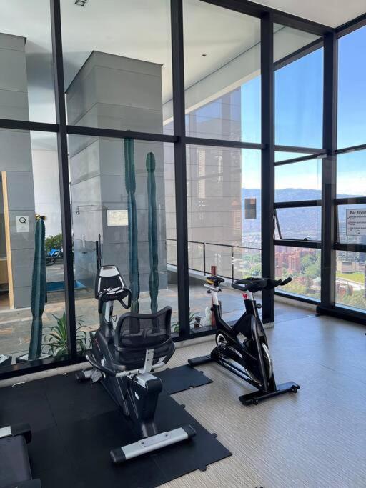 Apartamento De Lujo Con La Mejor Vista De Medellin Lejlighed Eksteriør billede