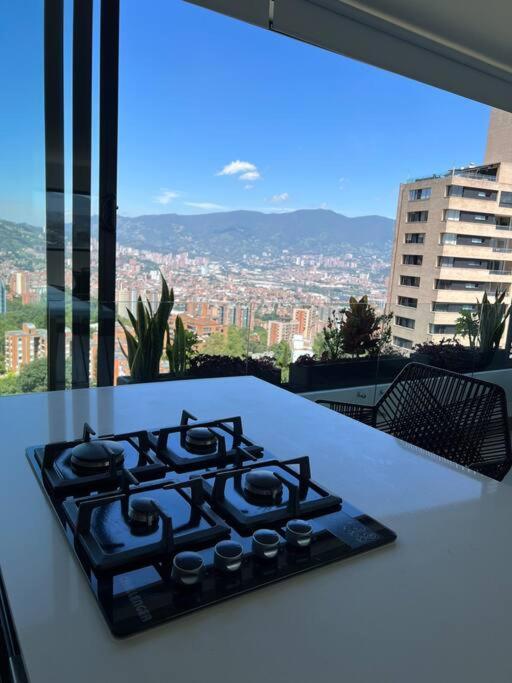 Apartamento De Lujo Con La Mejor Vista De Medellin Lejlighed Eksteriør billede